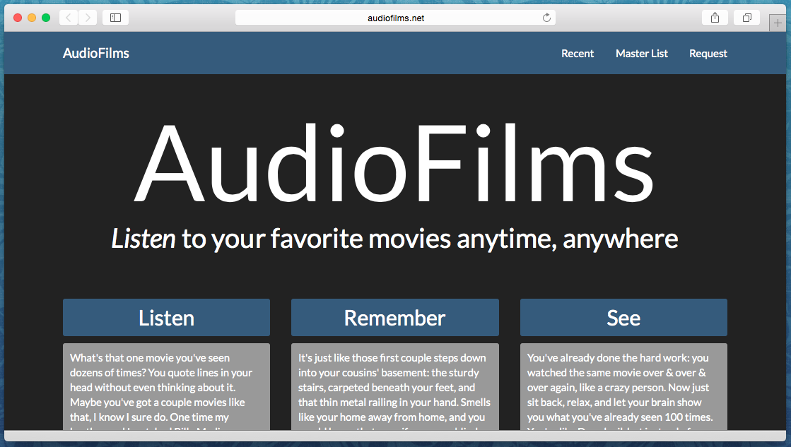 Audiofilms